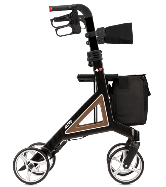 Carbon Rollator ALEVO – ultraleicht 6,0 kg | Premium Design