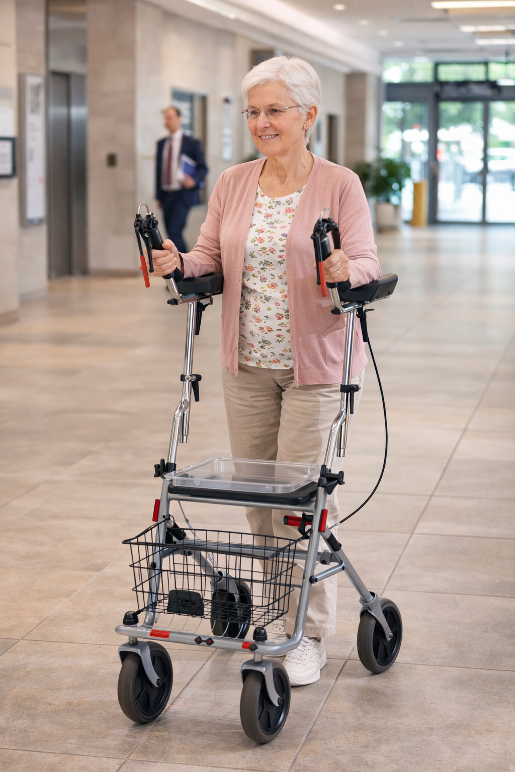 Arthritis-Rollator SENIO SRL mit Unterarmauflagen | faltbar & gelenkschonend
