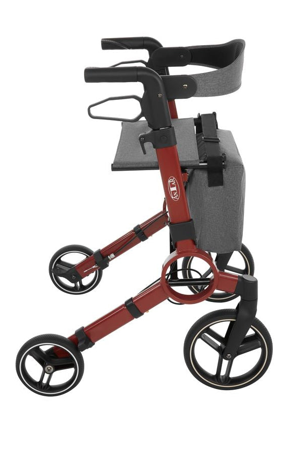 Leichtgewicht-Rollator, inkl. Stockhalter, Getränkehalter & Rückengurt | Antar AT51054