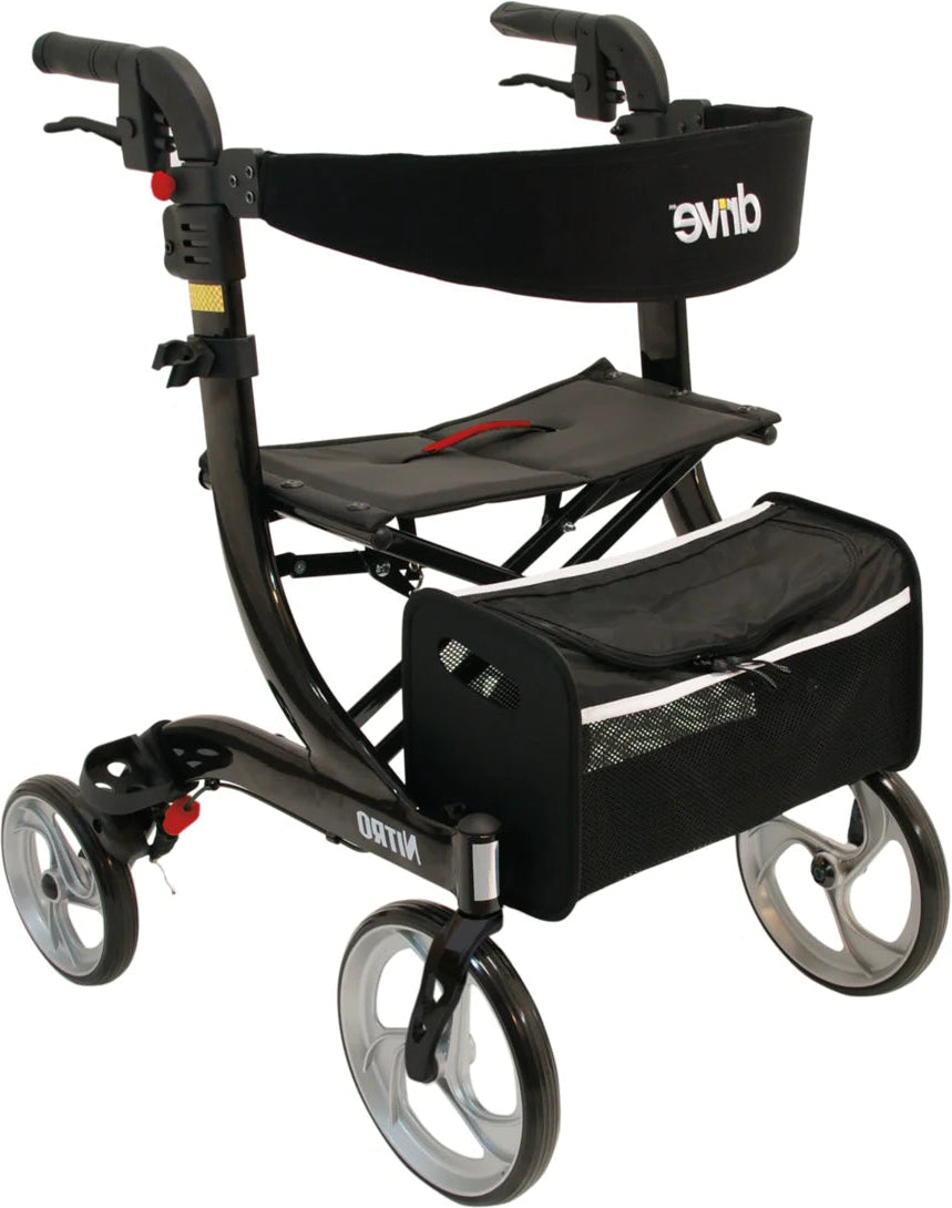 Rollator Nitro Champagner – Leicht, Faltbar