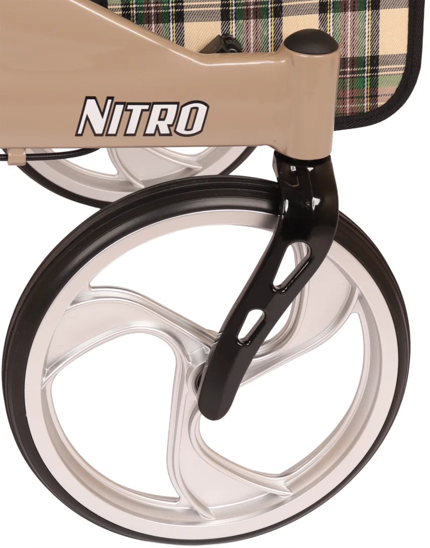 Rollator Nitro Champagner – Leicht, Faltbar