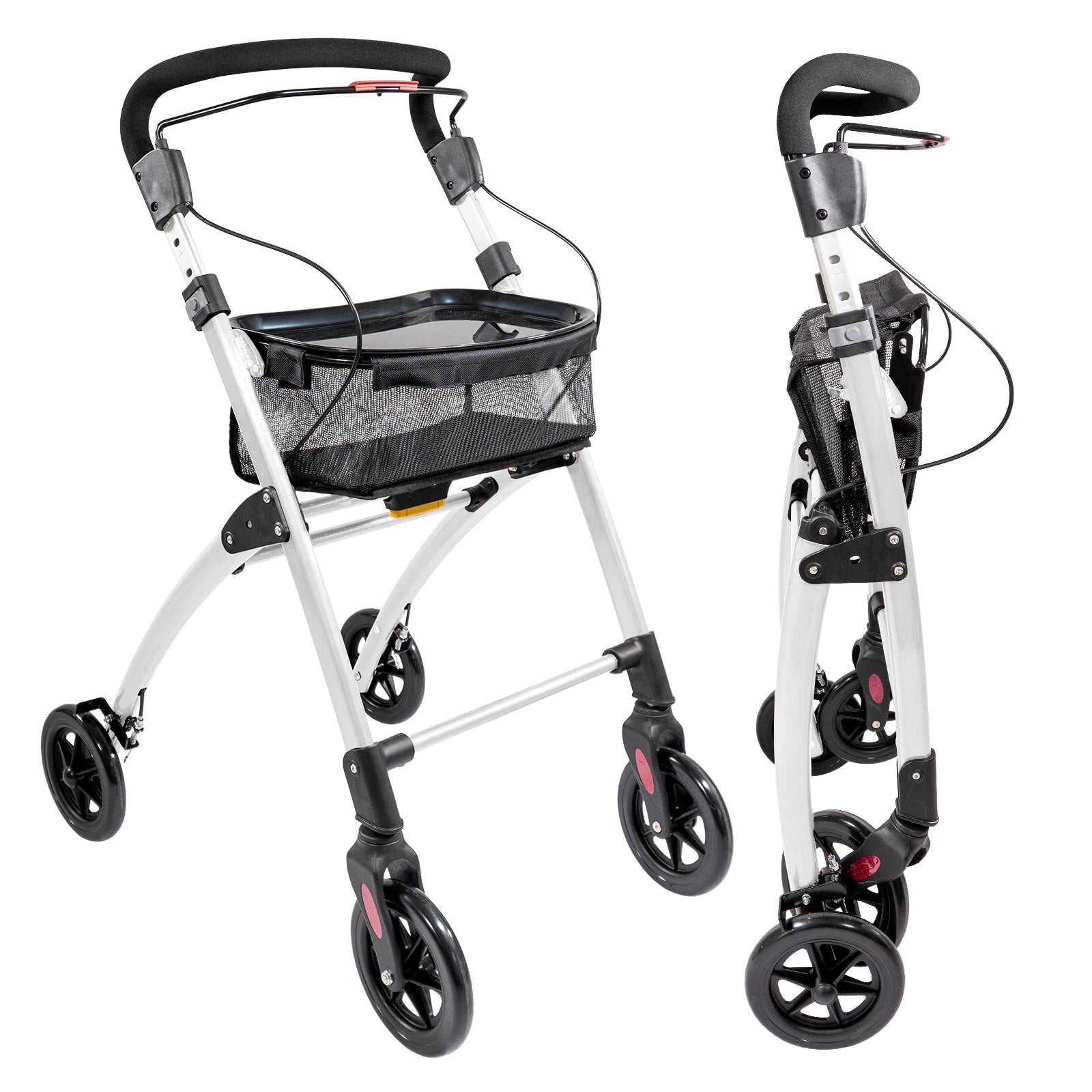 Rollator Casa Soft – kompakt & wendig für Wohnung & Innenräume