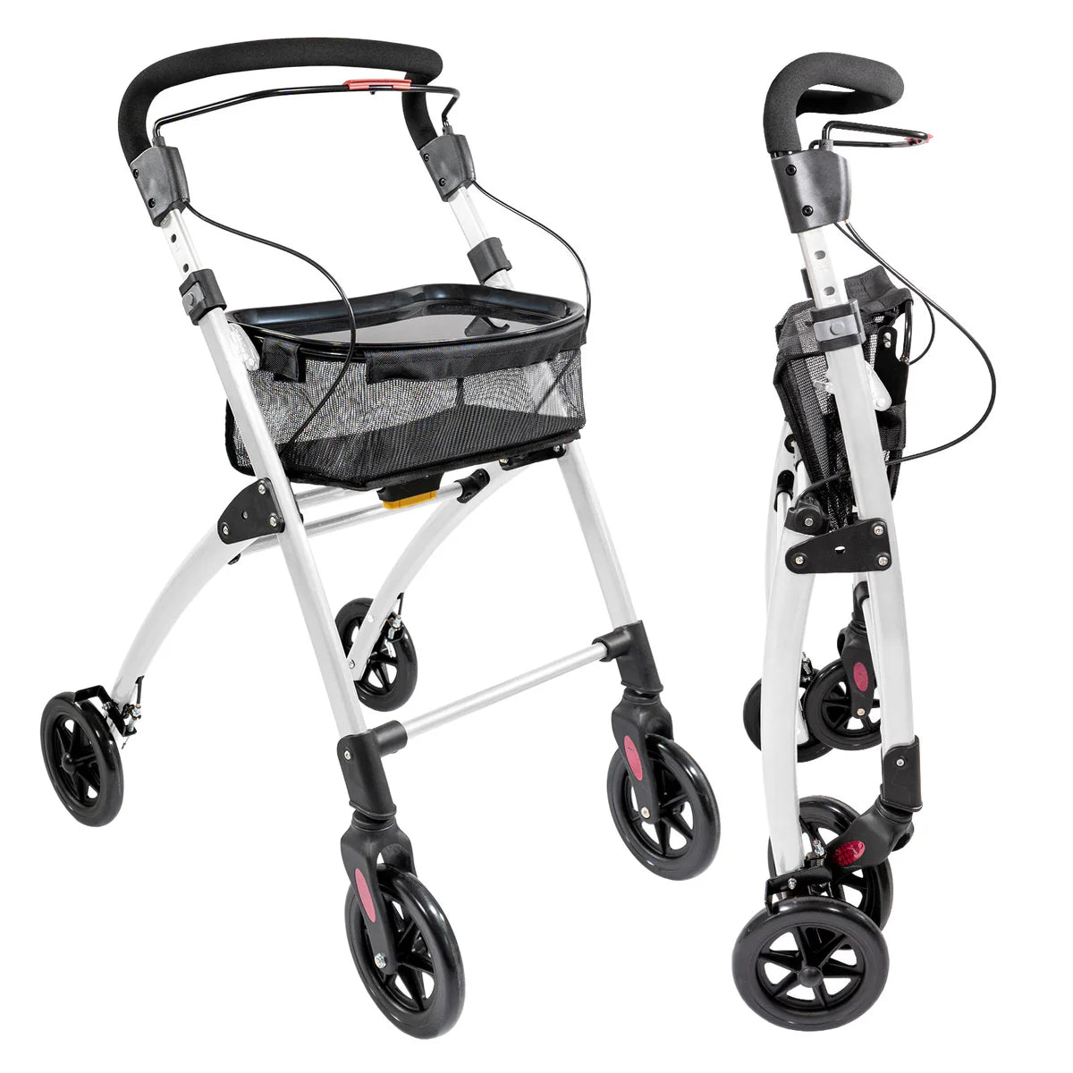 Rollator Set Indoor & Outdoor – Casa Soft & Taima XC mit Komfort-Rückengurt