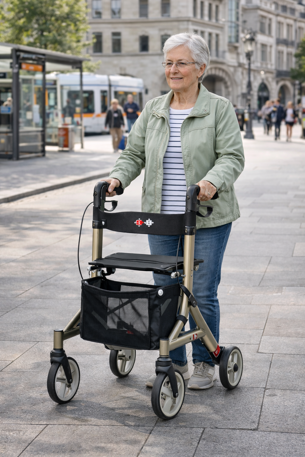 Capero Lightweight Rollator – under 6 kg | Bischoff & Bischoff