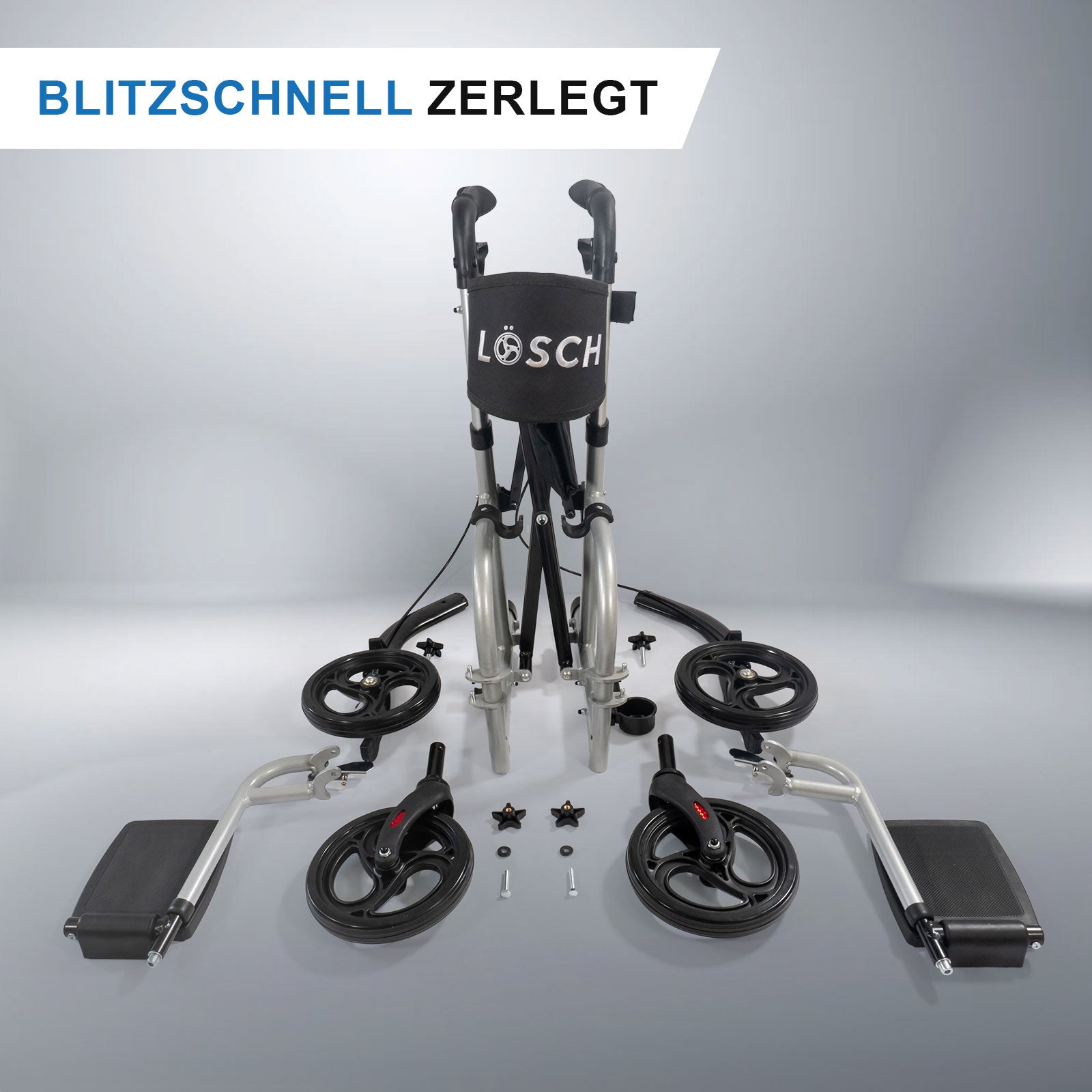 Rollstuhl & Rollator Twin 2in1