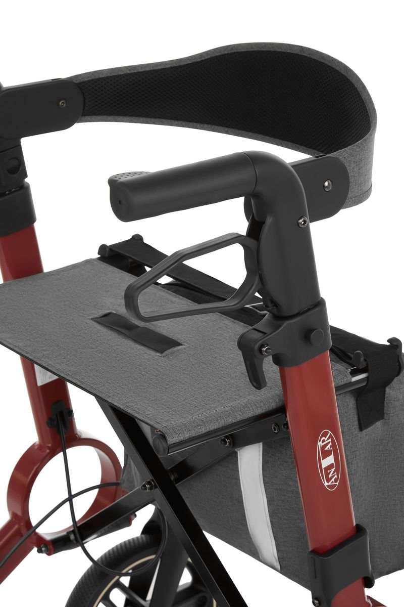 Leichtgewicht-Rollator, inkl. Stockhalter, Getränkehalter & Rückengurt | Antar AT51054