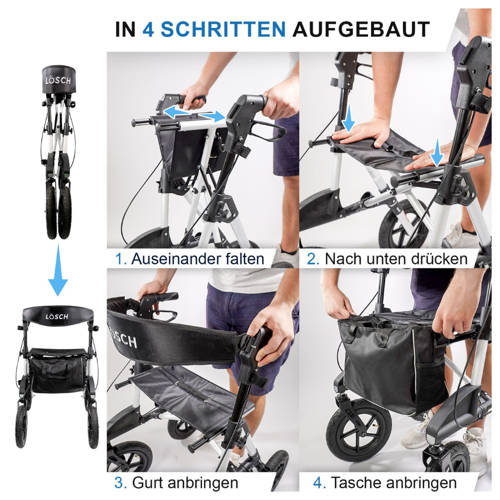 Outdoor-Rollator Tabas (EXTRA LEICHT - 8,65 kg)