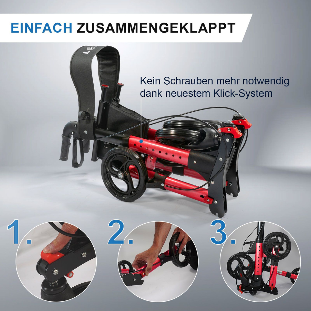 Rollator TABAS Mobility - Leichter Reiserollator