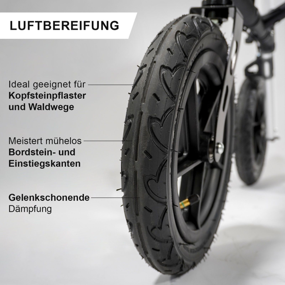 Outdoor-Rollator Tabas (EXTRA LEICHT - 8,65 kg)