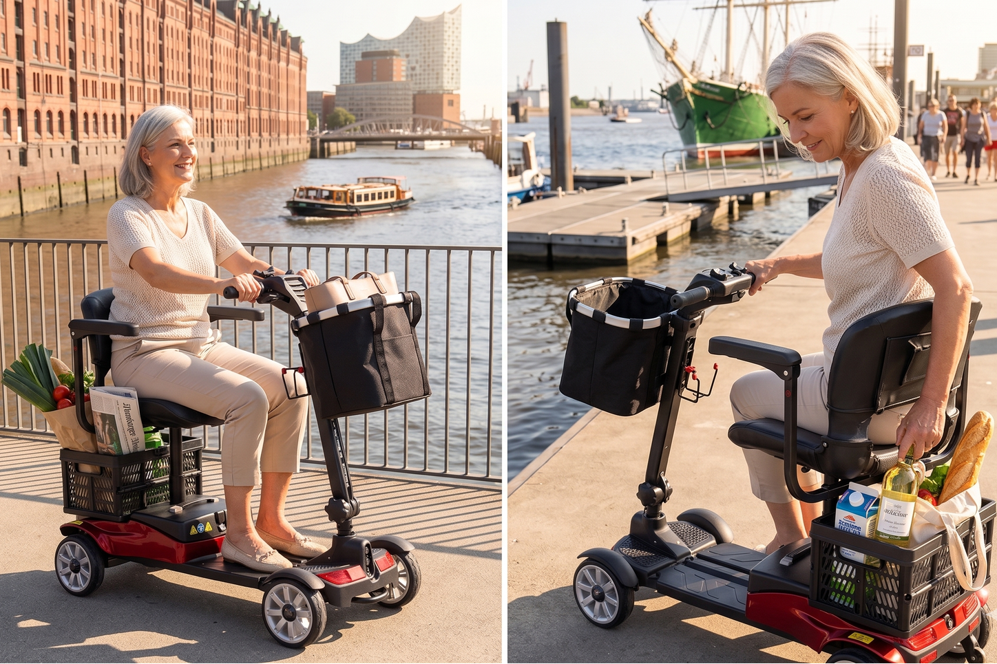 Elektromobil Scooter faltbar 250W AT52340 