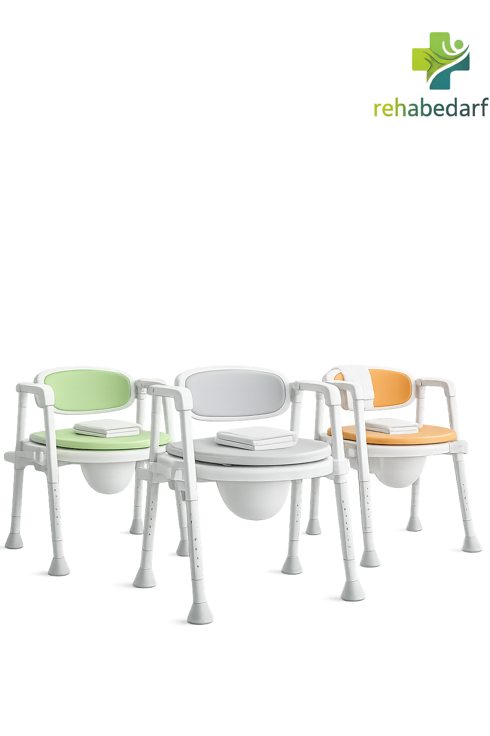 Toilettenstuhl Versa – höhenverstellbar & belastbar bis 136 kg