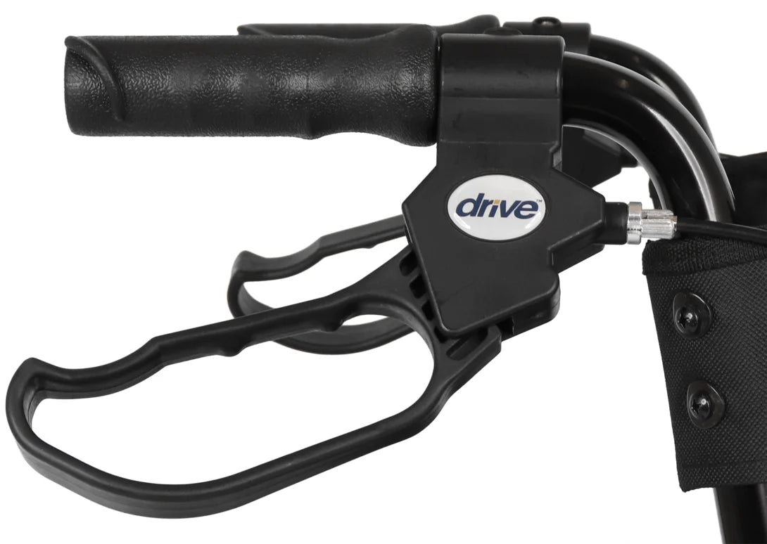 Outdoor Rollator Torro – inkl. Korb, Stockhalter & Rückengurt | Drive Medical