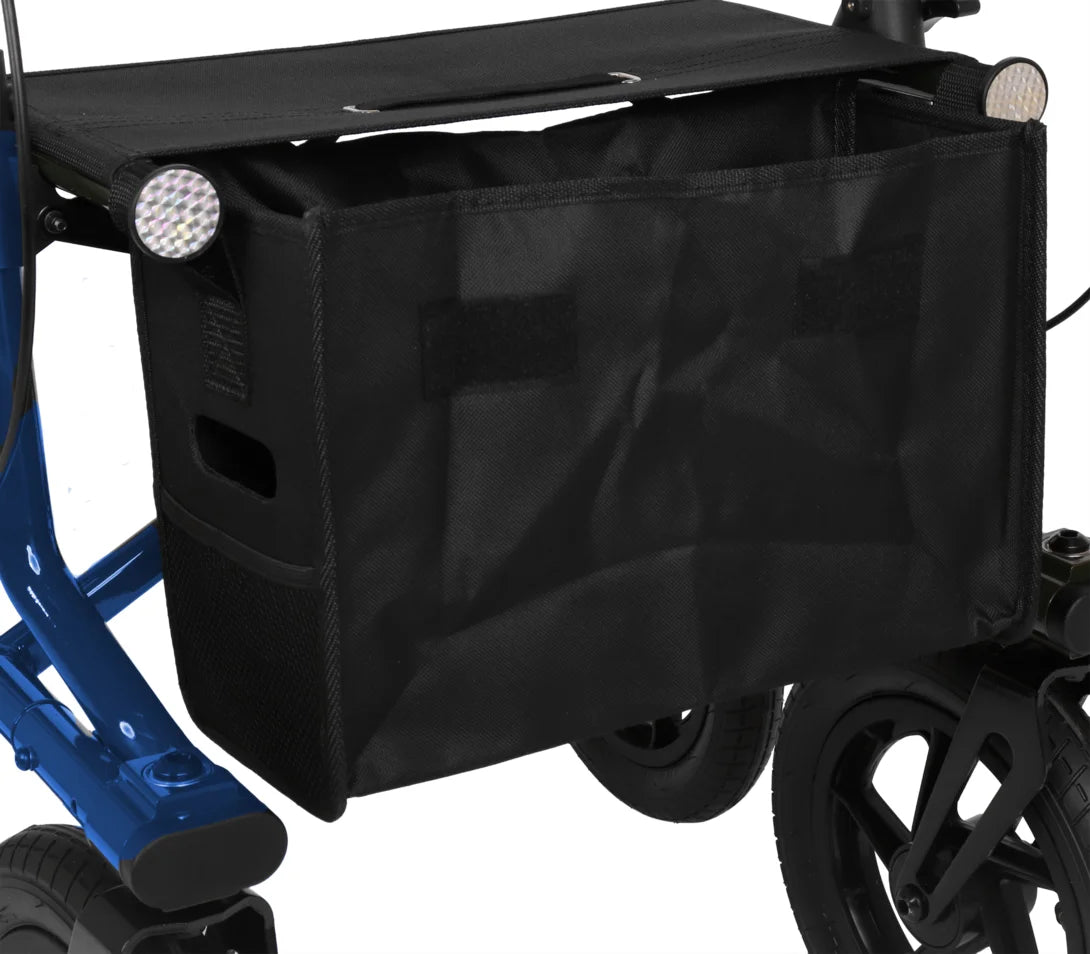 Outdoor Rollator Torro – inkl. Korb, Stockhalter & Rückengurt | Drive Medical