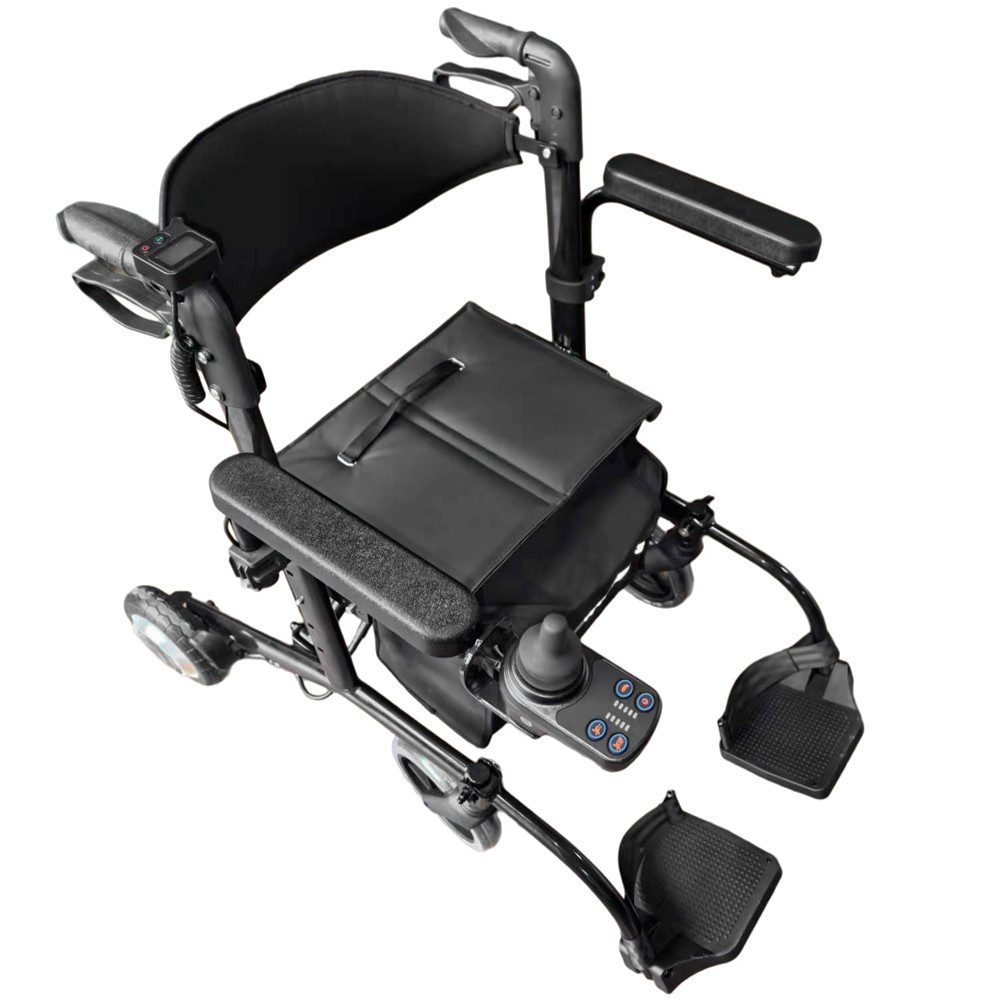 Elektrischer Rollstuhl AT52334 – mit integrierter Rollator-Funktion