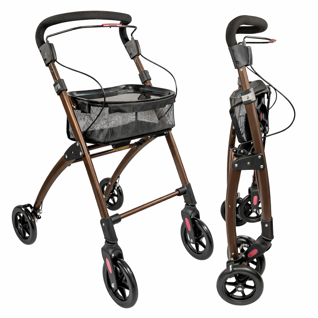 Rollator Casa Soft – kompakt & wendig für Wohnung & Innenräume