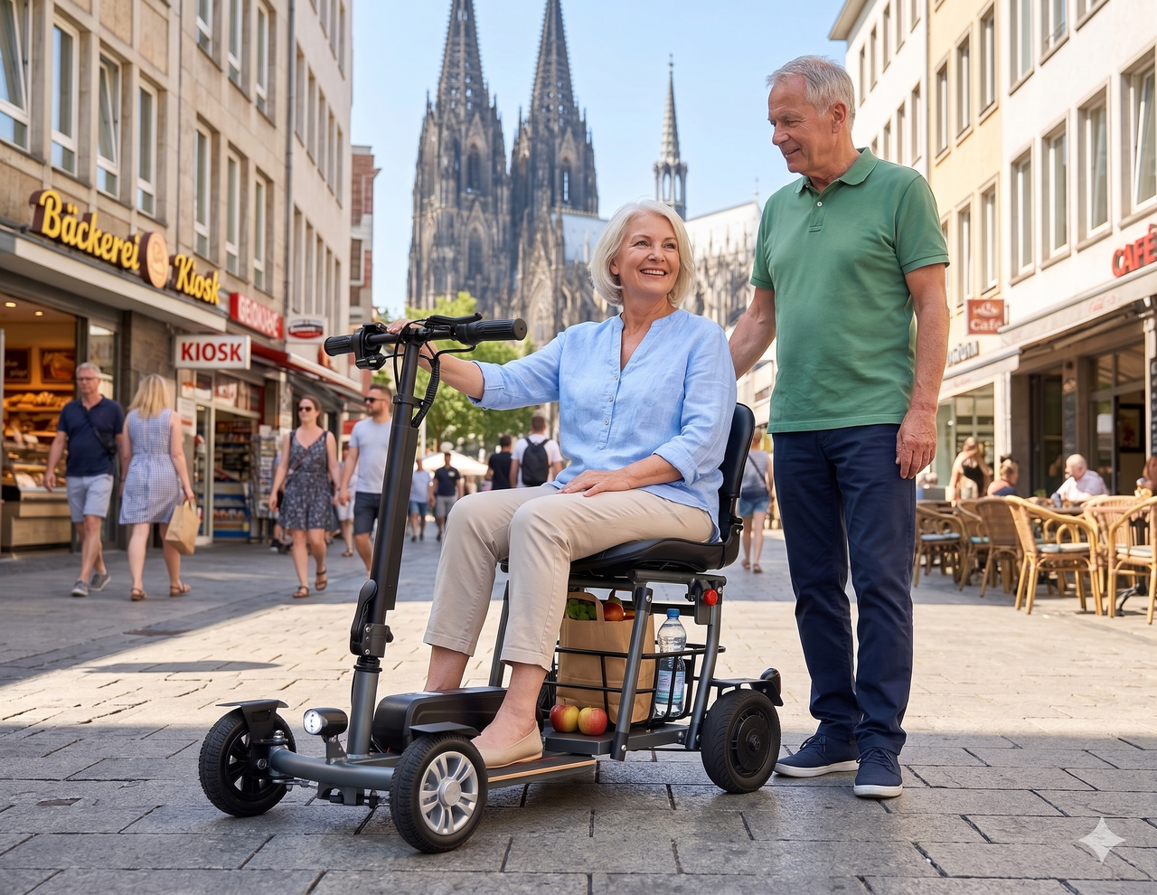 Elektromobil Scooter faltbar 300W AT52338