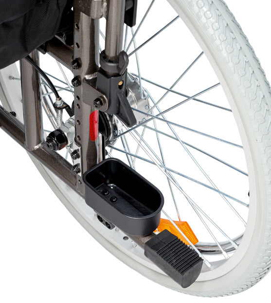 Rollstuhl ECON XXL mit Trommelbremse, belastbarkeit von bis zu 250 kg - Bischoff & Bischoff