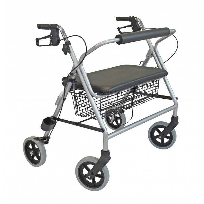 Trendmobil XL Rollator R225 inkl. Korb & Stockhalter, bis 225kg