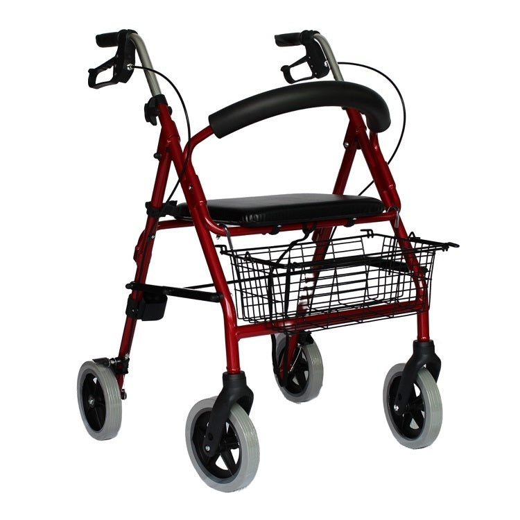Trendmobil Rollator (nur 6,7 kg) - inkl. Korb und Stockhalterung