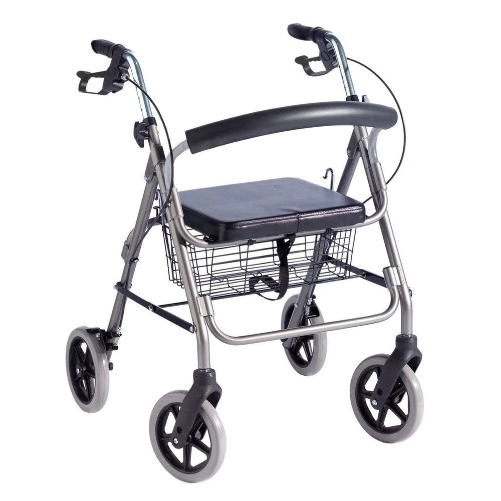 Trendmobil Rollator (nur 6,7 kg) - inkl. Korb und Stockhalterung