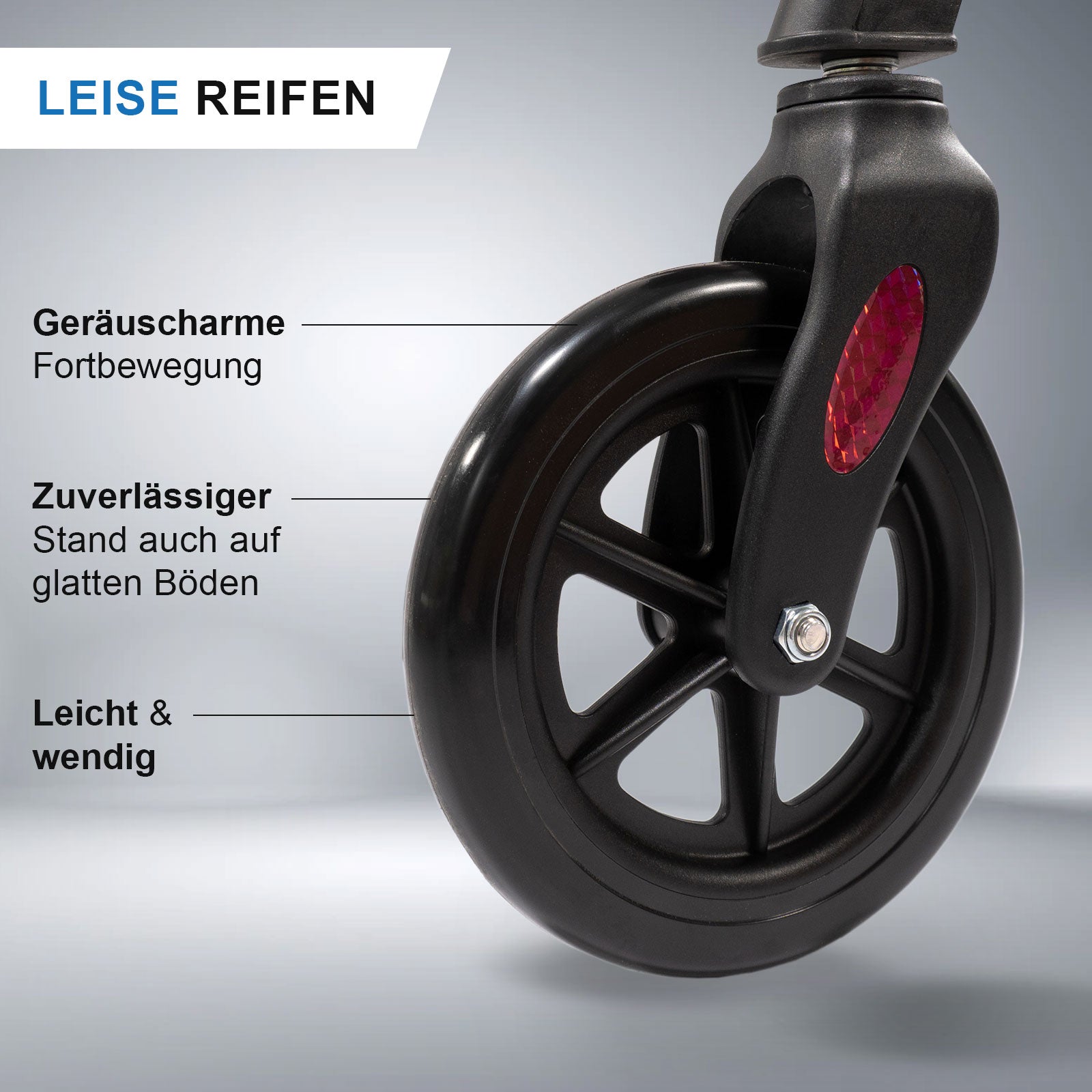 Rollator Casa Soft – kompakt & wendig für Wohnung & Innenräume