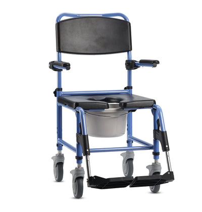 TS-Aqua 5" Dusch- & Toilettenrollstuhl – mobil & hygienisch | Bischoff & Bischoff