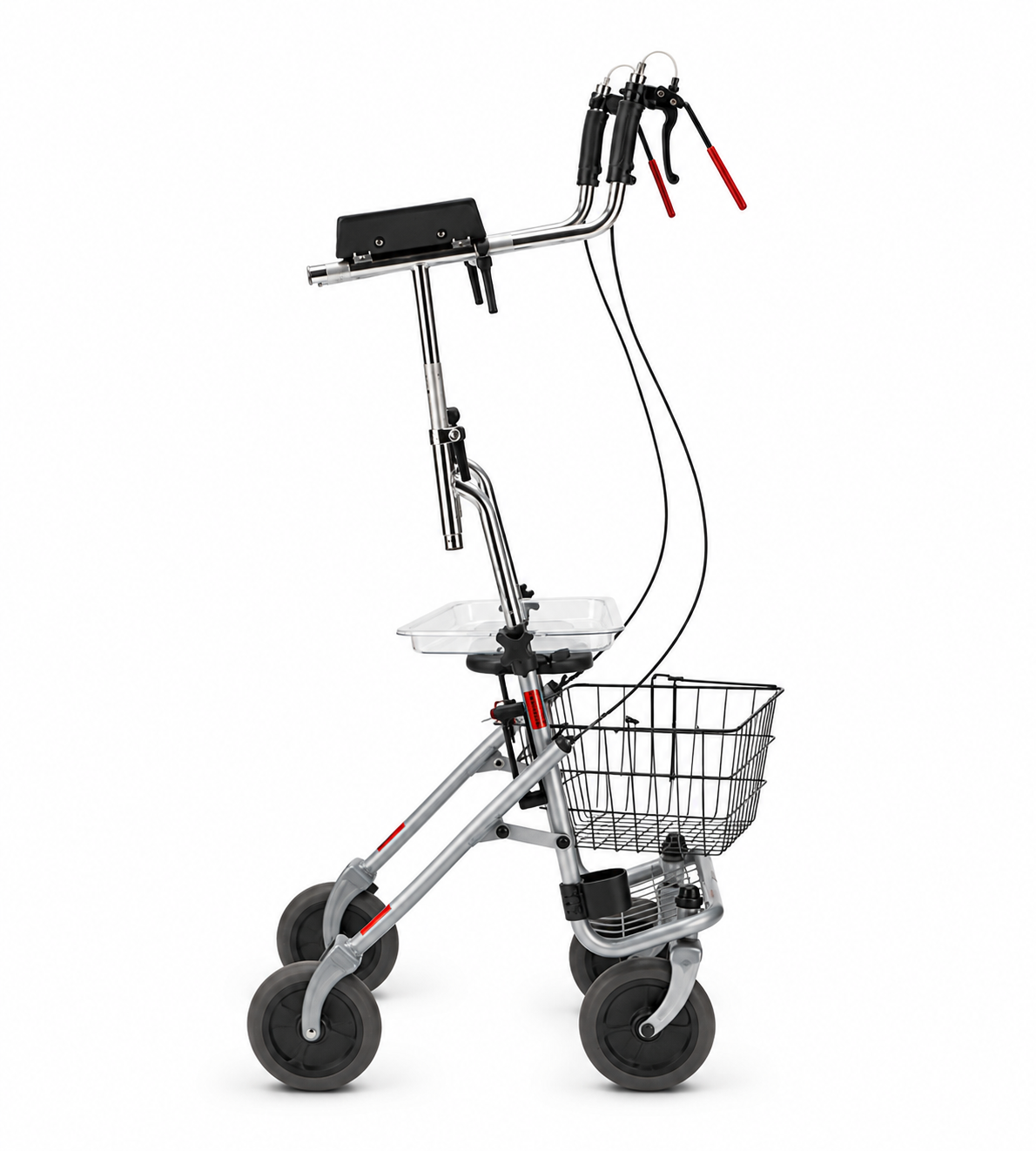 Arthritis Rollator SENIO SRL with forearm rests | foldable & joint-friendly